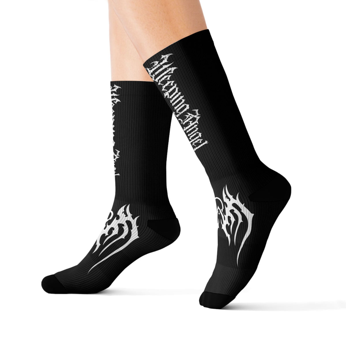 Weeping Angel Sigil and Logo Socks