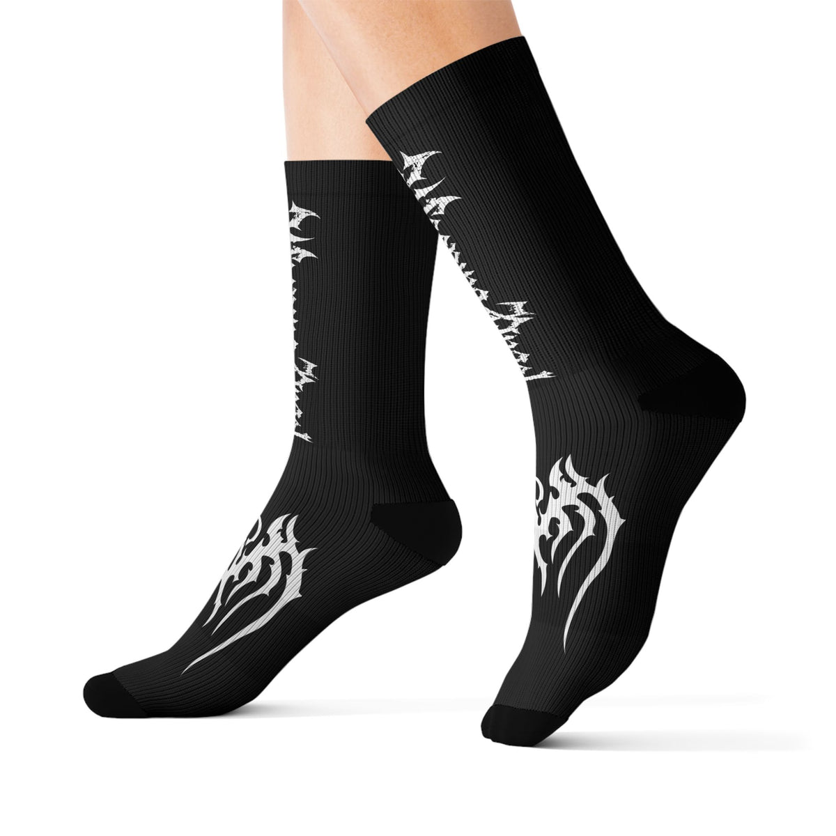 Weeping Angel Sigil and Logo Socks